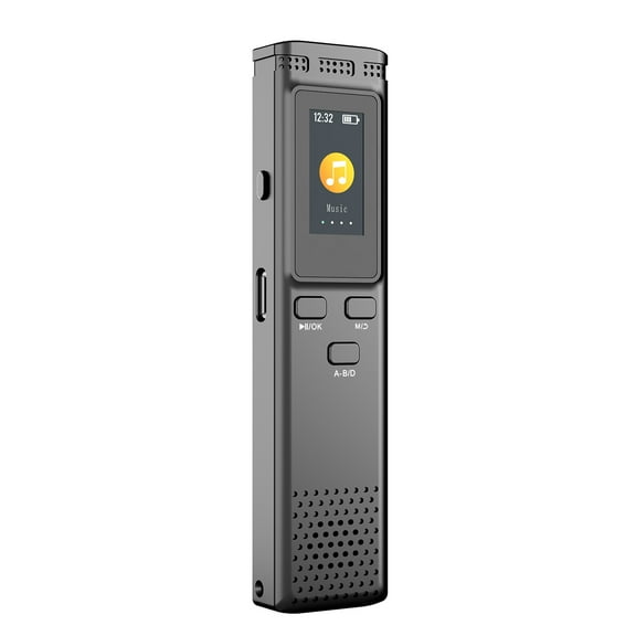 Professional 8/32/64GB Digital Voice Recorders for Clear Lecture and Meeting Recordings with Password Security
