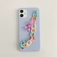 thumbnail image 1 of Samsung Cute Candy Wristband Butter Bear Bracelet Phone Case， Purple, S8, 1 of 8