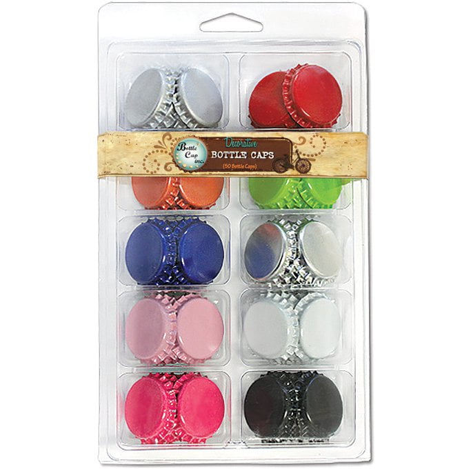 Bottle Cap Inc Vintage Standard Bottle Caps 1" 50/PkgAssorted