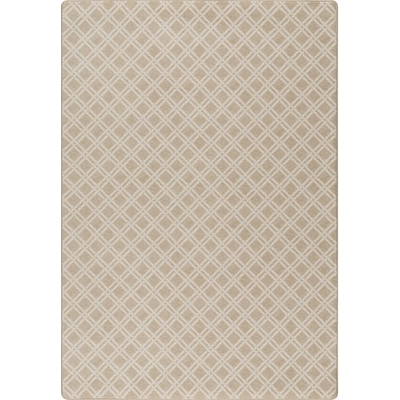 Milliken Imagine Area Rug CANOVA LATTICE BAMBOO Canova Lattice Bamboo 7 8 x 10 9 Rectangle
