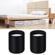 thumbnail image 1 of Pie de pata de muebles Autoadhesivo antideslizante Elevadores de muebles Silla Escritorio Pies de Accesorios Redondo 6x5cm Negro Macarena Elevadores de sofá, 1 of 8