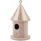 thumbnail image 1 of Wooden Bird House Creative Wall Mounted Outdoor Nest Dox Nest House Bird Box Wooden Box (1pcs, Brown), 1 of 4