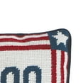 thumbnail image 3 of Year "2000" Stars & Stripes Needlepoint Mini Accent Pillow 6.5" x 9", 3 of 7