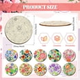 thumbnail image 2 of 45 Pcs Flower Wooden Coasters Painting Kit, 4 Inch Paint Your Own Boho Coasters with Markers, Arts and Crafts for ults Women Seniors Elderly Crafters Gifts, 2 of 4
