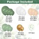 thumbnail image 3 of Baby Shower Decorations Amandir, 143 unidades, globos de color verde salvia, 3 of 7
