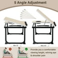 thumbnail image 7 of HONEIER Laptop Desk with 5 Adjustable Angles, Folding Lap Tray with Cup Slot, Bed Desk Tray Table for Eating Reading Working on Bed Couch Sofa, Lap Desk for Home Office, Bedroom, 7 of 7