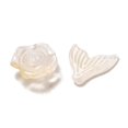 thumbnail image 2 of Imitation Jelly Acrylic Beads Mixed Shapes Misty Rose 7.5~27x7.5~29.5x2.5~7.5mm Hole: 1.5~2mm, 2 of 3