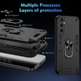 thumbnail image 6 of Fashion Case with Holder Stander Kickstand Drop Resistant Shockproof Case For Samsung Galaxy S24 FE, 6 of 7