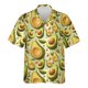 thumbnail image 3 of Camisa hawaiana con estampado 3D de fresa y kiwi para hombre, camisa hawaiana de verano con frutas tropicales, blusa de manga corta con botones para playa, 3 of 5