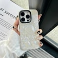 thumbnail image 5 of Compatible with iPhone 16 Cute Case with 3D Bear Art Pattern Star Shell Pattern,Shockproof Matte Soft-Touch Skin-Friendly Cover, White, 5 of 10