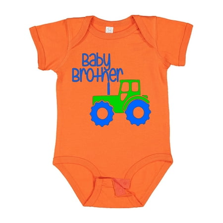 

Inktastic Baby Brother Tractor Gift Baby Boy Bodysuit