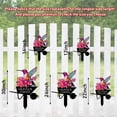 thumbnail image 6 of Personalized Garden Sign, Colorful Bird Metal Signs Customized, Personalized Garden Stake Metal Sign, Custom Flowers Bird Garden Name Sign Yard Sign, Garden Art Outdoor Decor for Patio(10inches), 6 of 8