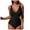 style-02 Black, variant on One Piece Bathing Suit for Women Women One Piece Ruched Swimsuit Tummy Control Backless Bathing Suit