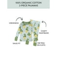 thumbnail image 2 of Honest Baby Clothing Organic Cotton Boy/Girl 2-Piece Long Sleeve Pajama Set, 12M to 5T, 2 of 6