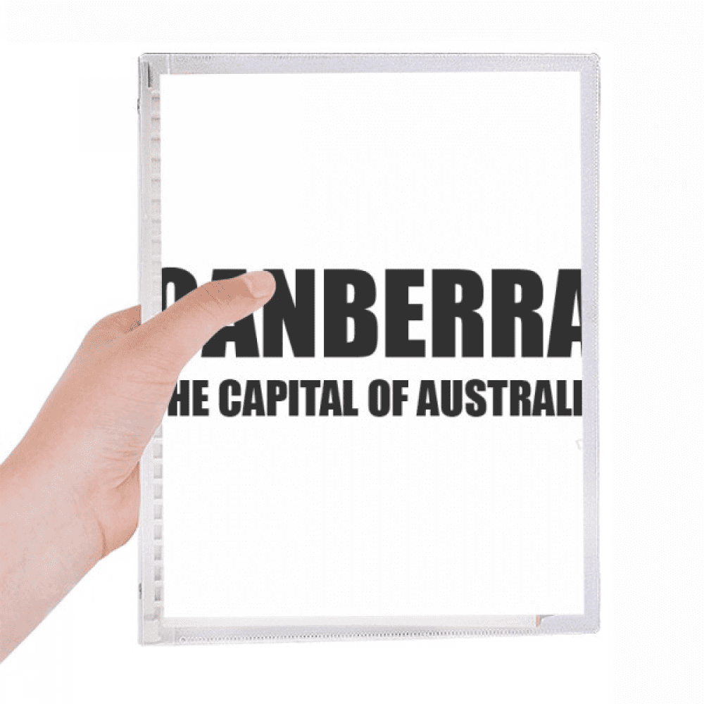 Canberra The Capital Of Austrialia Notebook Loose Diary Refillable