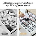 thumbnail image 4 of Kchsji Drawer Storage Partition Panels Adjustable Plastic Organizers for Underwear Socks Small Items Desktop Boxes Dividers Customizable Flexible Storage for Home Office Closet Bathroom Organization, 4 of 6