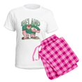 thumbnail image 5 of CafePress - Irish Rugby Forward 1 Women's Light Pajamas - Women's Short Sleeve Print T-Shirt and Pants Light Cotton Pajama Set, 5 of 7