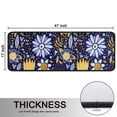 thumbnail image 5 of Kitchen Rugs Sets Of 2,Pioneer Flower Floral Print Pattern Anti Fatigue Kitchen Mat Rugs Non Slip Washable,Decorative Kitchen Floor Mats for Kitchen,Sink,Laundry,17"x47"+17"x47", 5 of 5