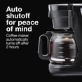 thumbnail image 6 of Proctor Silex Front Fill 12-Cup Programmable Drip Coffee Maker Machine with Glass Coffee Pot, Cafetera, Black, 6 of 9
