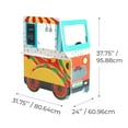 thumbnail image 3 of Teamson Kids My Little Helper Kids Play Taco Truck Playset, Two-Sided Play Kitchen with Steering Wheel, Oven, Sink & Taco Accessories, 3 of 16