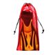 thumbnail image 3 of Bolsa De Malla, Equipamiento Deportivo, Bolsa De Natación Con Cordón, Gimnasio, Bolsa De Cosas Para Bucear, Aletas, Esnórquel, Surf, Natación, Playa: rojo, 3 of 6