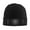 Black, variant on Black Stripe Silver Beanie Hat Knit Hat Skull Cap for Men Women Winter Hat Black