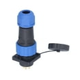 thumbnail image 1 of FLAMEEN Aviation Power Connector, Waterproof Plug Socket 4 Hole Mounting For Electronic Equipments For Communications, 1 of 8