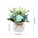 thumbnail image 3 of Romantic Artificial Flower Arrangements Artificial Flowers Gifts Living Room Decor Photography Props Office Desk Decor Artificial Plants, 3 of 6