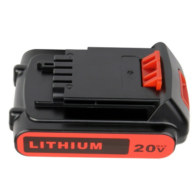 20 Volt Battery 3.0Ah for Black+Decker Max Lithium Battery / Charger LBXR20  LB20