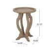 thumbnail image 3 of Emilya French Country Accent Table with Round Top, Natural, 3 of 7