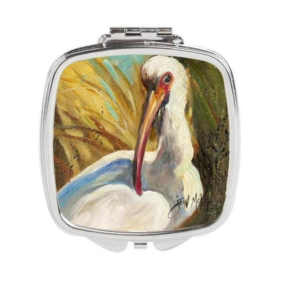 White Ibis Compact Mirror