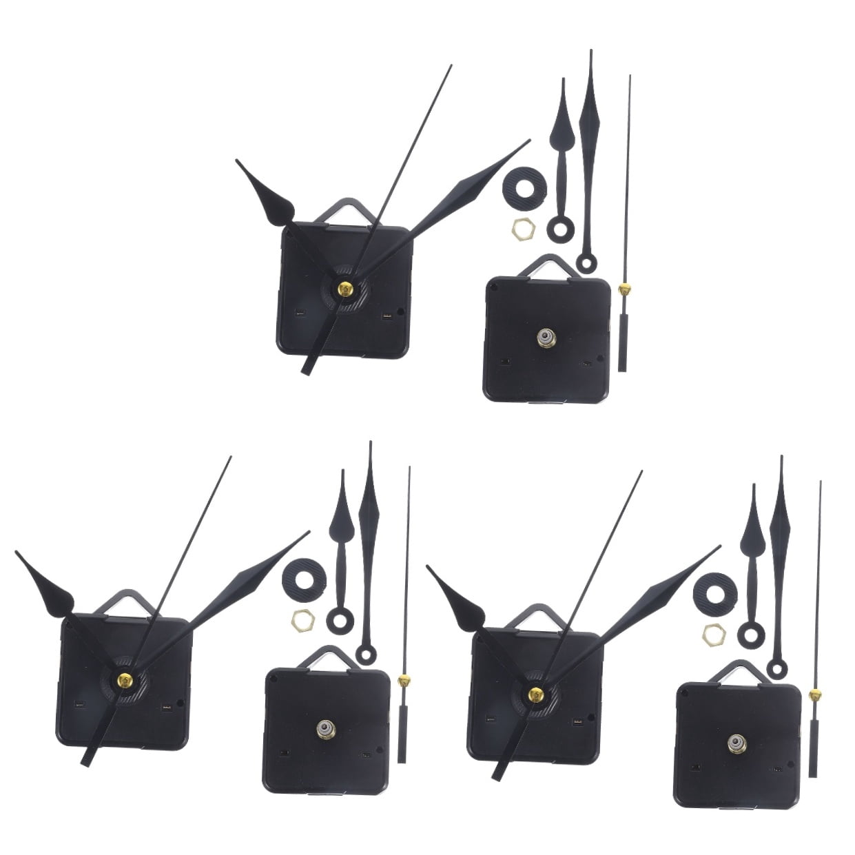 Raindrops 6 Sets  of Creative DIY Clock Mechanism Repair Parts Clock Mechanism for Home