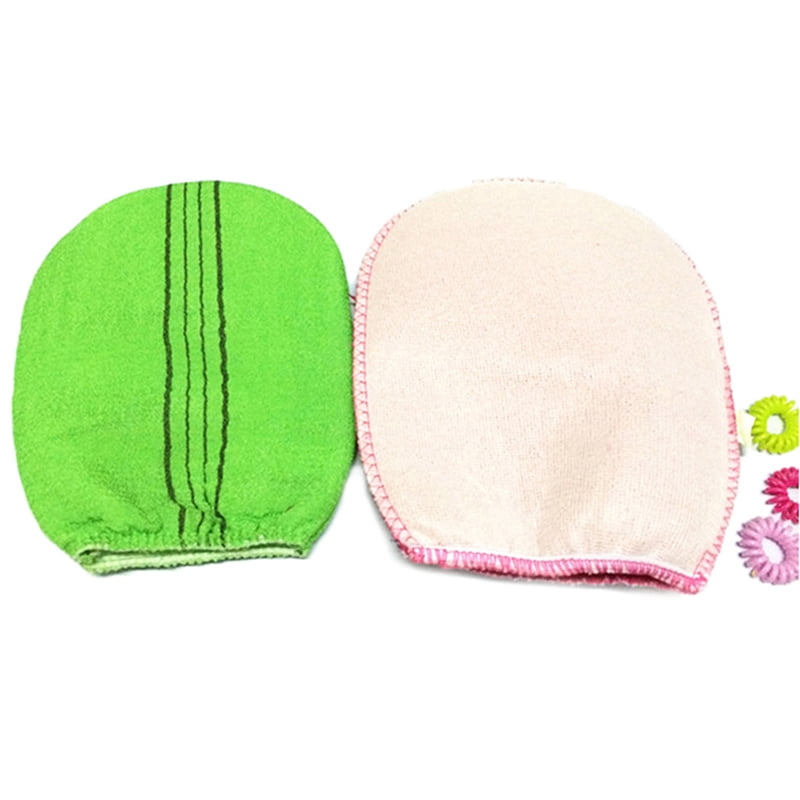 2 colors Korean Italy Exfoliating Body-Scrub Glove Towel Green Red I 