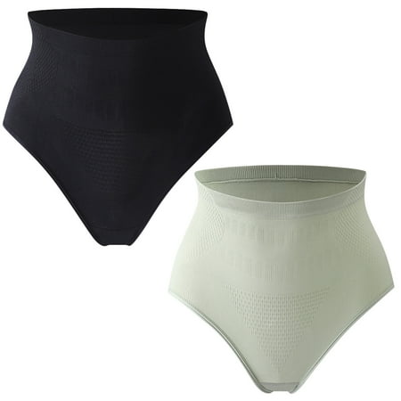 Bigersell Plus Size Panties Clearance Womens Panties Cotton Tangas Panty Style P-1740 Spandex Thong Panties Ladies Thong Underwear Briefs High Waist Women s Panties Green Black XL
