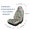 thumbnail image 5 of Yiaed Watercolor Flowers Print Car Seat Covers,Universal Auto Seats Protector Fits for Car,SUV Sedan,Truck,Automotive Seat Covers & Accessories-1, 5 of 9
