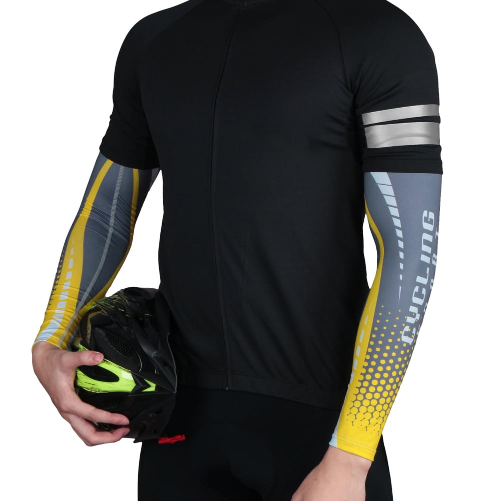 1 Pair Cooling Arm Sleeves for Men & Women, UV Protective UPF 50 Tattoo Cover Up Adult Children Polyester Sunshade Hand Elbow Protection Cover Summer Cycling Sportswear Accessories Outdoor