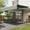 grey, variant on Danolapsi 10x8Ft Retractable Awning, Manual Awnings for Patio, Sun Shade Patio Awning with Crank Handle, Aluminum Frame, 280g Polyester Fabric, for Deck, Balcony, Yard