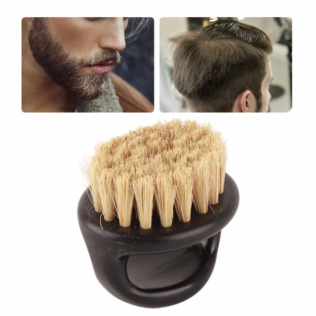 Cepillo para barba, cepillo para quitar el polvo de la barba, cepillo para afeitar portátil y suave, cepillo para afeitar elaborado con cuidado