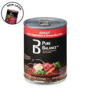 Pure Balance Beef, Vegetables & Brown Rice Stew Adult Wet Dog Food, 12.5 oz