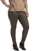 HUE Textured Microsuede Leggings Mulch 