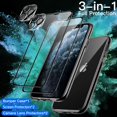 thumbnail image 7 of JETech 3 in 1 Case for iPhone 11 Pro Max 6.5-Inch, with 2-Pack Screen Protector Camera Lens Protector, Shockproof Bumper Phone Cover, Full Coverage Tempered Glass Film (Black), 7 of 7