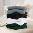 thumbnail image 5 of Utopia Bedding Knit Blanket King Size (90x102 Inches, White) Soft Lightweight Jersey Breathable Sweatshirt Blanket for Bed,Couch & Sofa, 5 of 5
