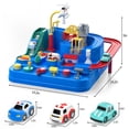 thumbnail image 2 of Car Race Track for Kids Ages 4-8, Kids Car Toys for 3 Year Old Boys, Race Track for Toddlers  Toy Set with 3 Small Cars, 2 of 7