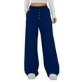 thumbnail image 6 of JUSLIO Womens Sweatpants High Waist Pockets Casual Sweatpants Comfortable Blue 2XL, 6 of 9