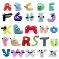 thumbnail image 2 of Muñeca de peluche con letras del alfabeto, leyenda de las letras, muñeca de la Ilustración, 2 of 6