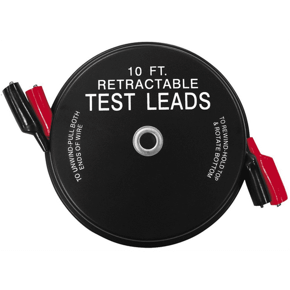Lang Tools 1140 Retractable Test Leads - 2 Leads x 10 ft