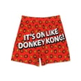 thumbnail image 4 of Super Mario Donkey Kong Men's Male Button Fly Boxer Lounge Shorts MF21600BX, 4 of 7