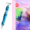thumbnail image 3 of Pluma de pintura de diamante de resina 5D con caja de almacenamiento de 6 puntas de metal (azul) Likrtyny Oficina Multiescena Multifunción, 3 of 8