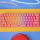 thumbnail image 4 of Teclado mecánico para juegos con cable, retroiluminación RGB, compacto, de 61 teclas con interruptores azules para PC, 60 % de descuento, 4 of 5