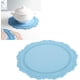 thumbnail image 1 of (azul)Mantel individual de silicona, mantel individual para proteger la mesa para colocar debajo de las tazas, 1 of 5